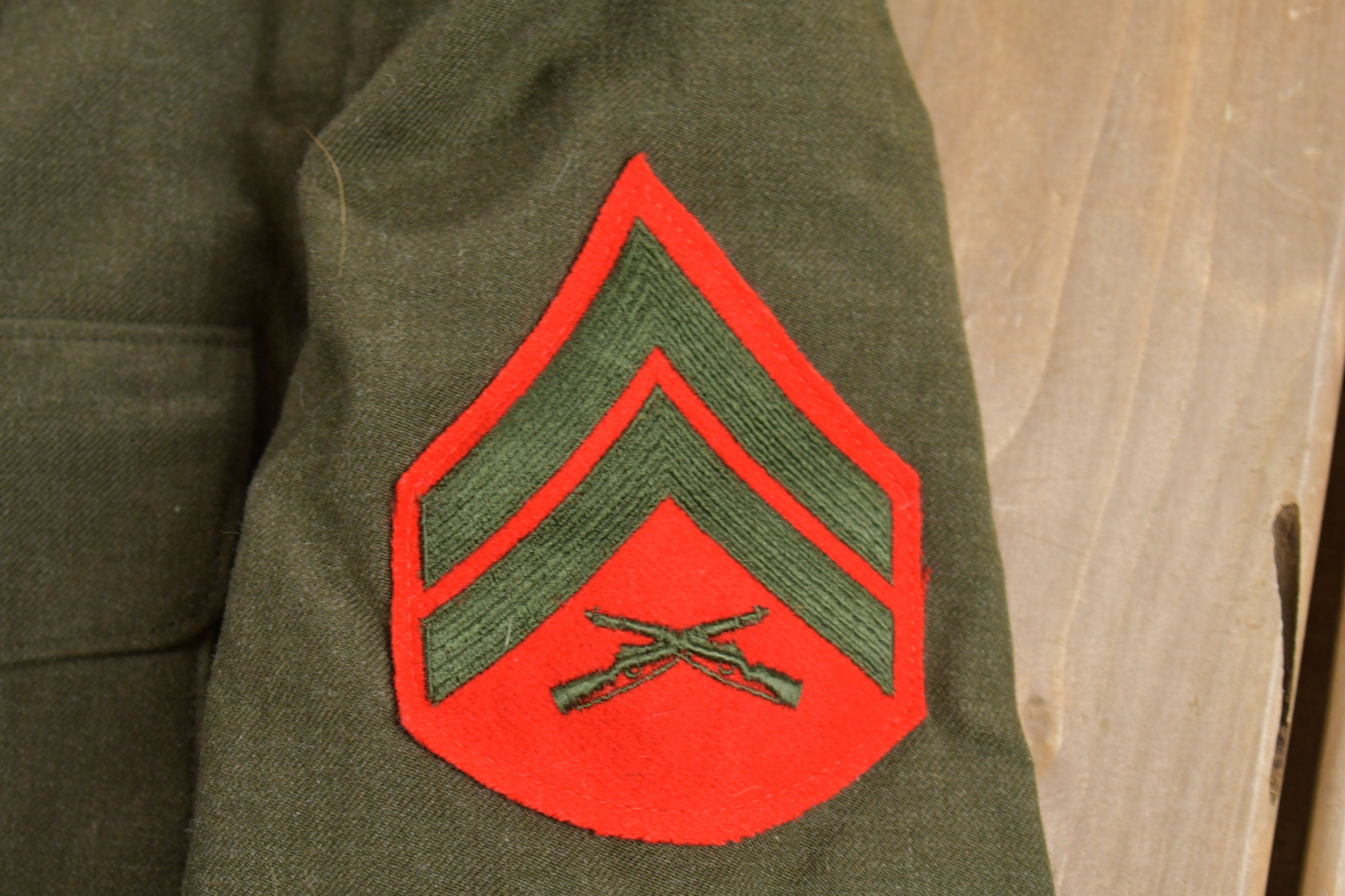 Vintage 1968 US Marine Corps Military Jacket