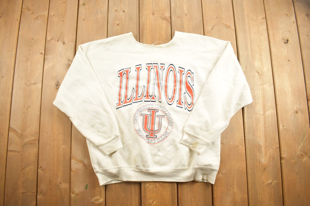 Vintage 1990s University Of Illinois Collegiate Crewneck