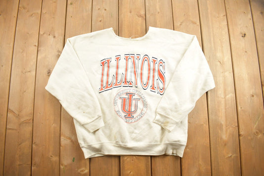 Vintage 1990s University Of Illinois Collegiate Crewneck