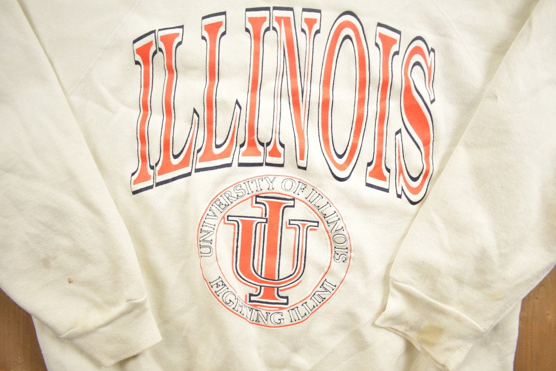 Vintage 1990s University Of Illinois Collegiate Crewneck