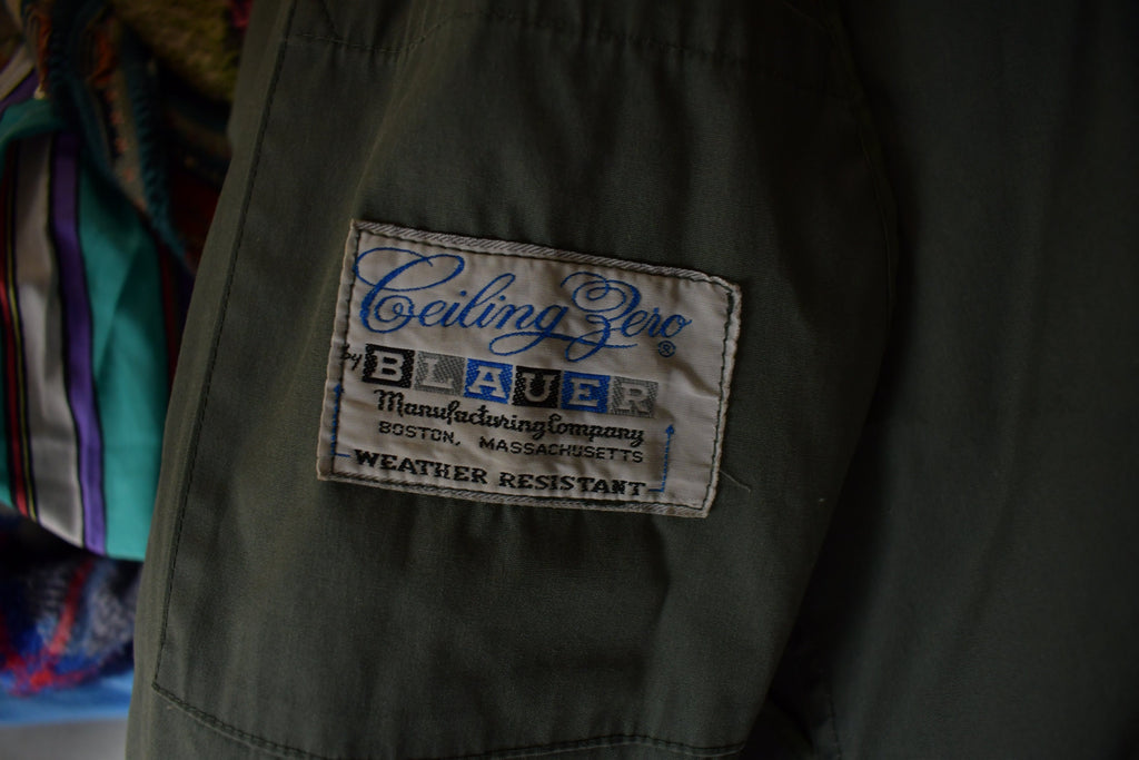 Vintage 1960s AG-274 Military Green Water Repellent Jacket