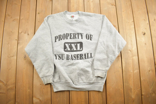 Vintage 1990s Youngstown State University Baseball Collegiate Crewneck