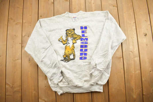 Vintage 1990s Helmsburg Tigers Crewneck Sweatshirt