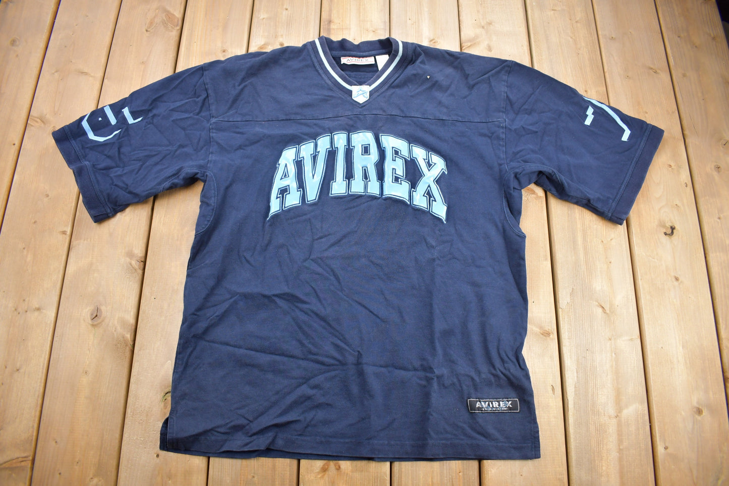 Vintage Y2K Avirex Appliqué Graphic T-Shirt