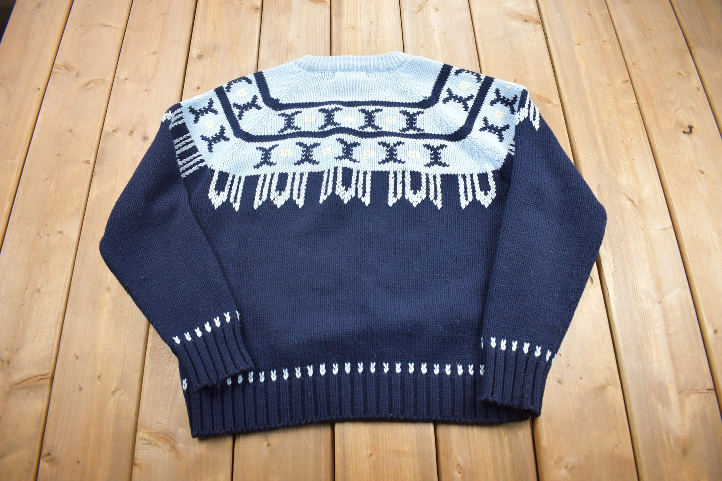 Vintage 1980s Knit Crewneck Sweater