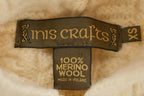 Vintage 1990s 3D Cable Knit Zip Up Hoodie