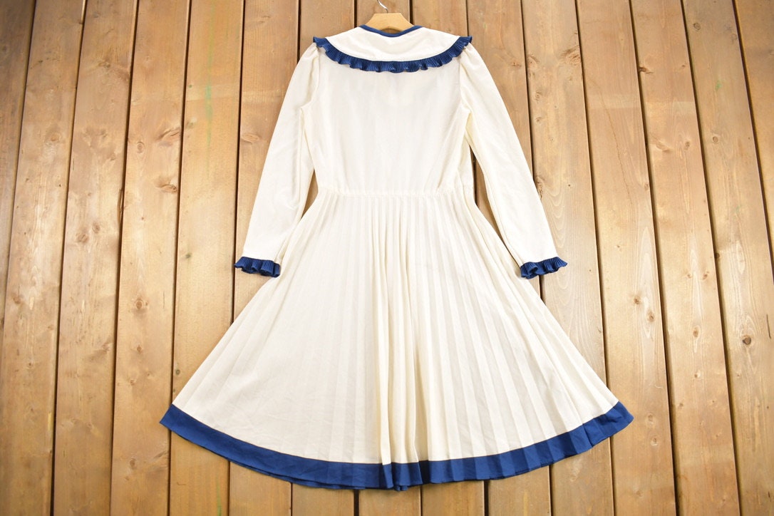 Vintage 1960s Montgomery Ward Sailor Dress