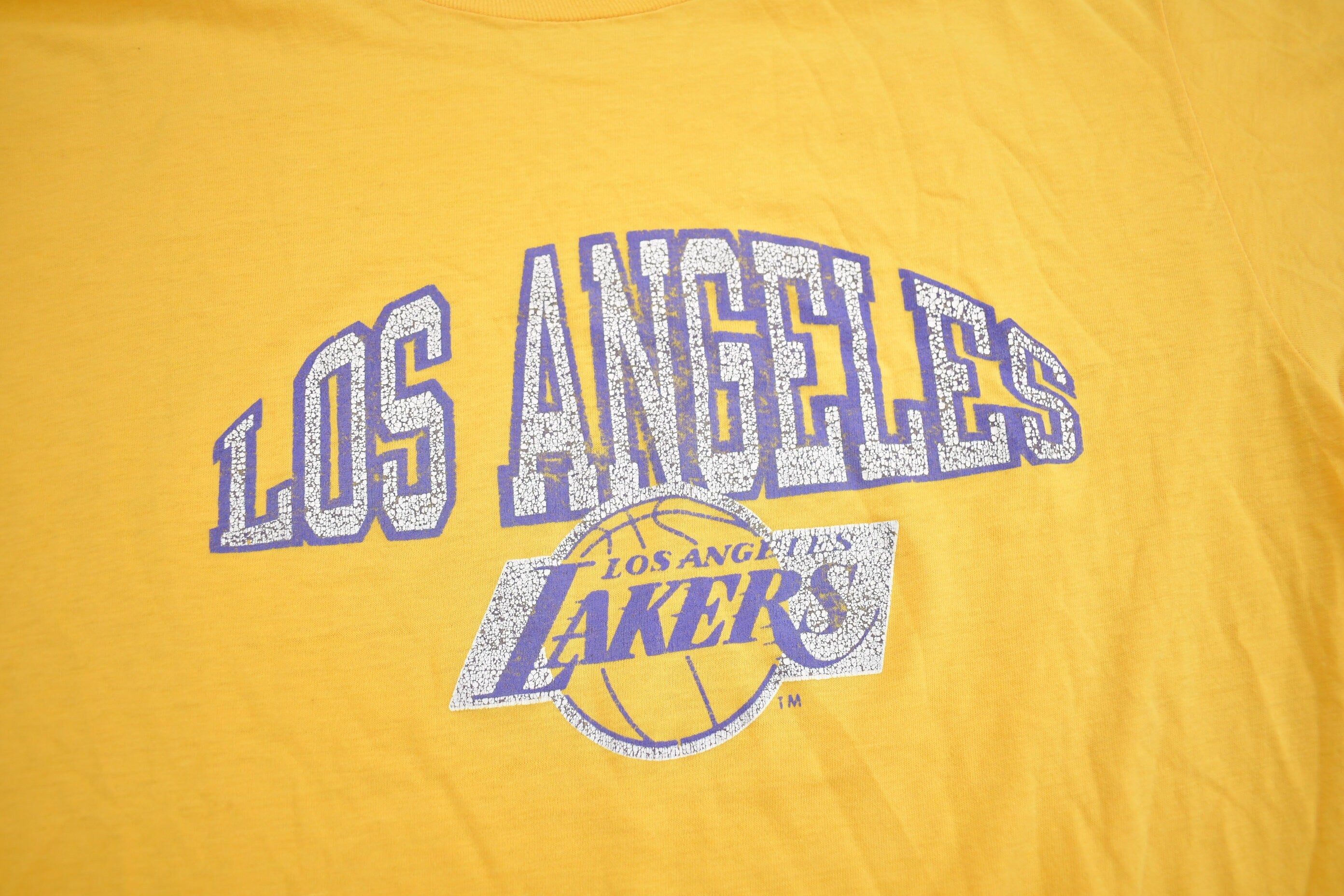 Vintage 1980s Los Angeles Lakers NBA Champion T-Shirt