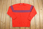 Vintage 1960s Obermeyer Knit Crewneck Sweater