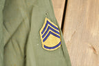 Vintage 1950s OG-107 US Air Force Military Sateen Shirt
