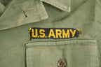 Vintage 1950s OG-107 US Air Force Military Sateen Shirt