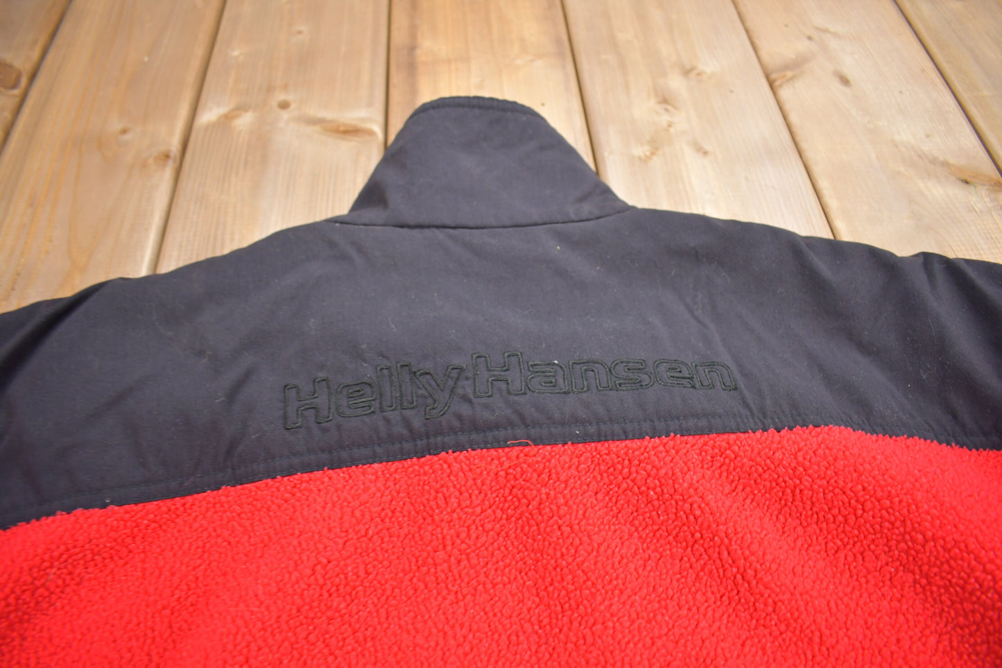 Vintage 1990s Helly Hansen Deep Pile Fleece Zip Up Sweater