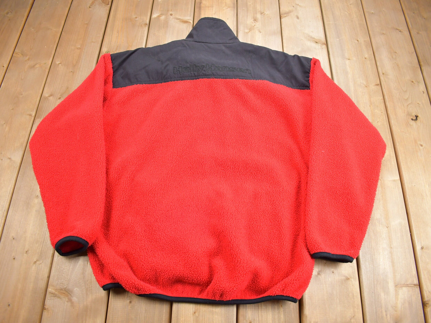 Vintage 1990s Helly Hansen Deep Pile Fleece Zip Up Sweater