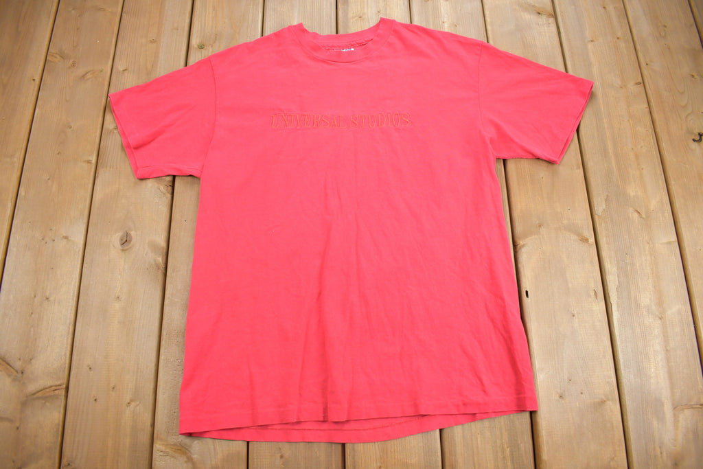 Vintage 1980s Universal Studios Embroidered T-Shirt