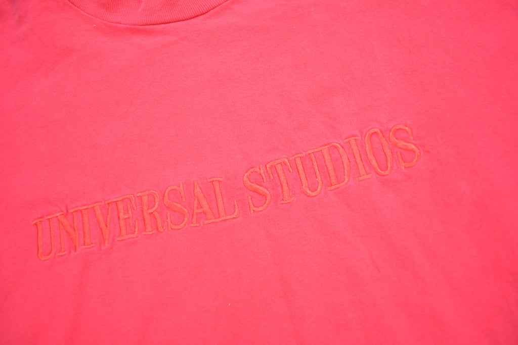 Vintage 1980s Universal Studios Embroidered T-Shirt