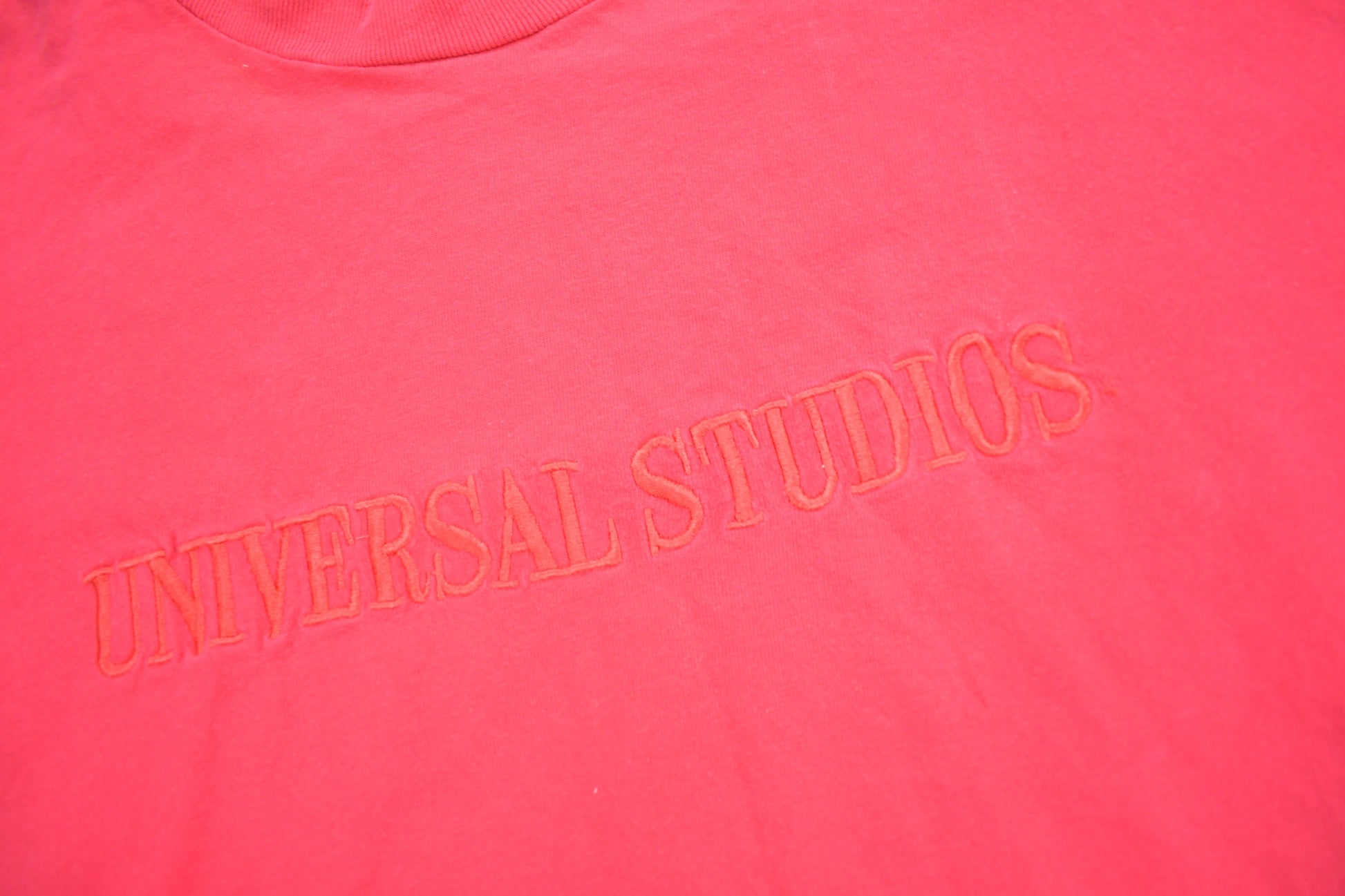 Vintage 1980s Universal Studios Embroidered T-Shirt