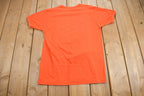 Vintage 1970s Fisherman Graphic Ringer T Shirt