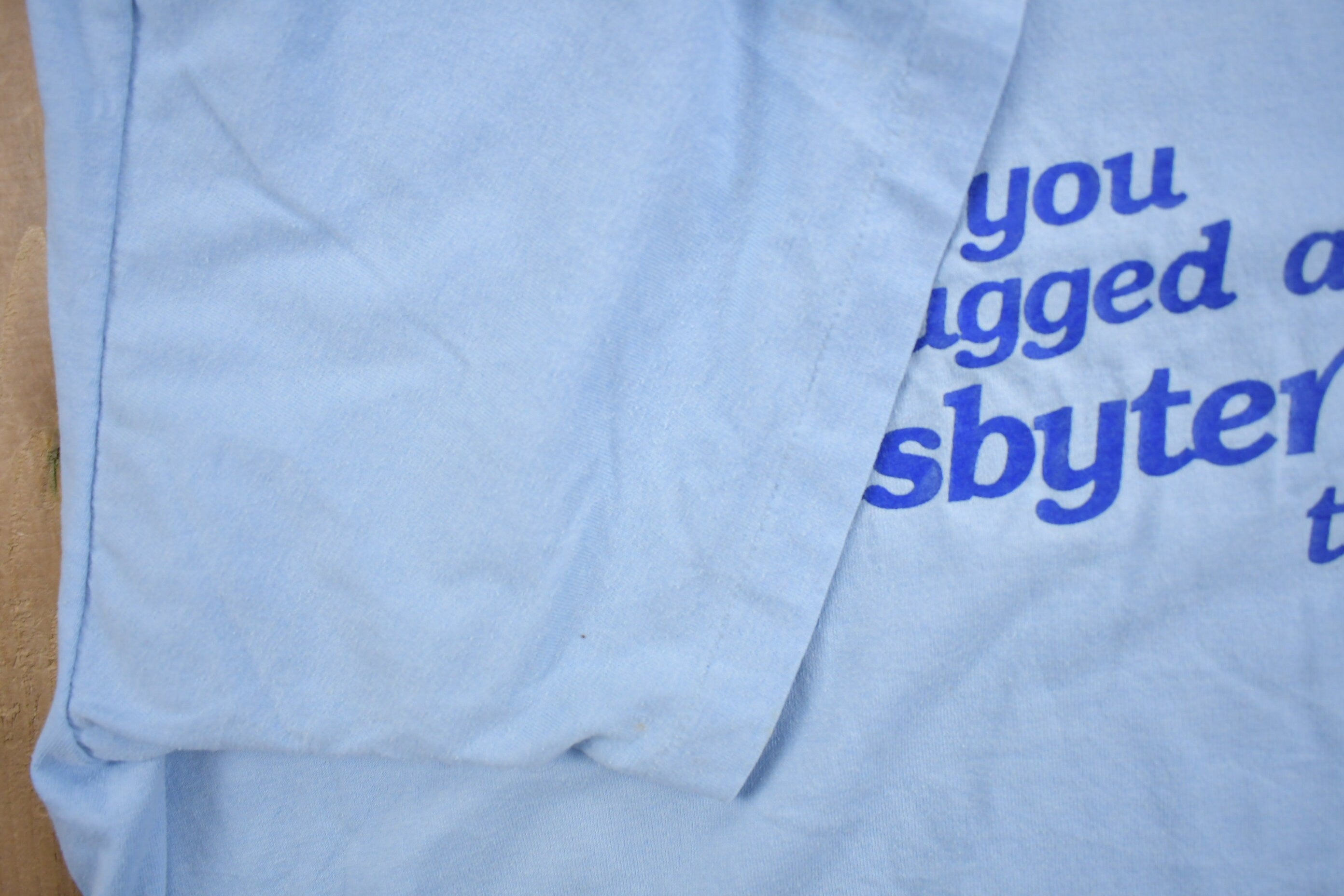 Vintage 1990s "Have You Hugged A Presbyterian Today" Graphic T Shirt