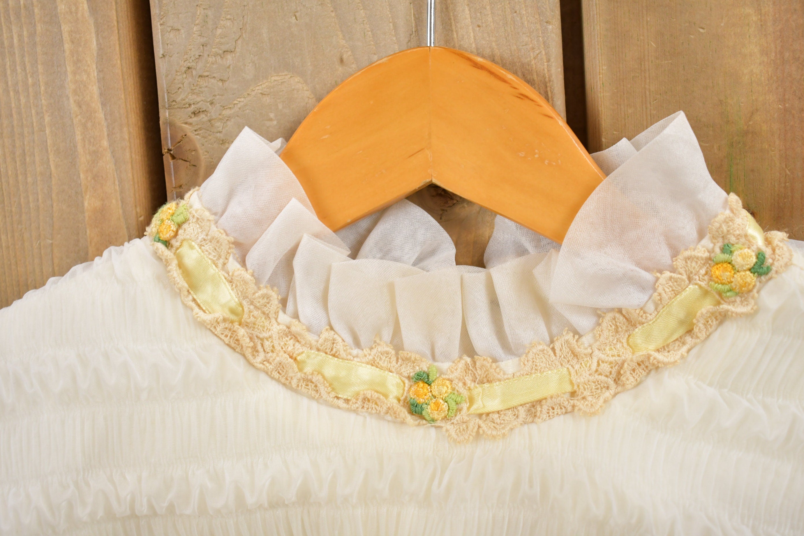 Vintage 1950s Prairie Dress