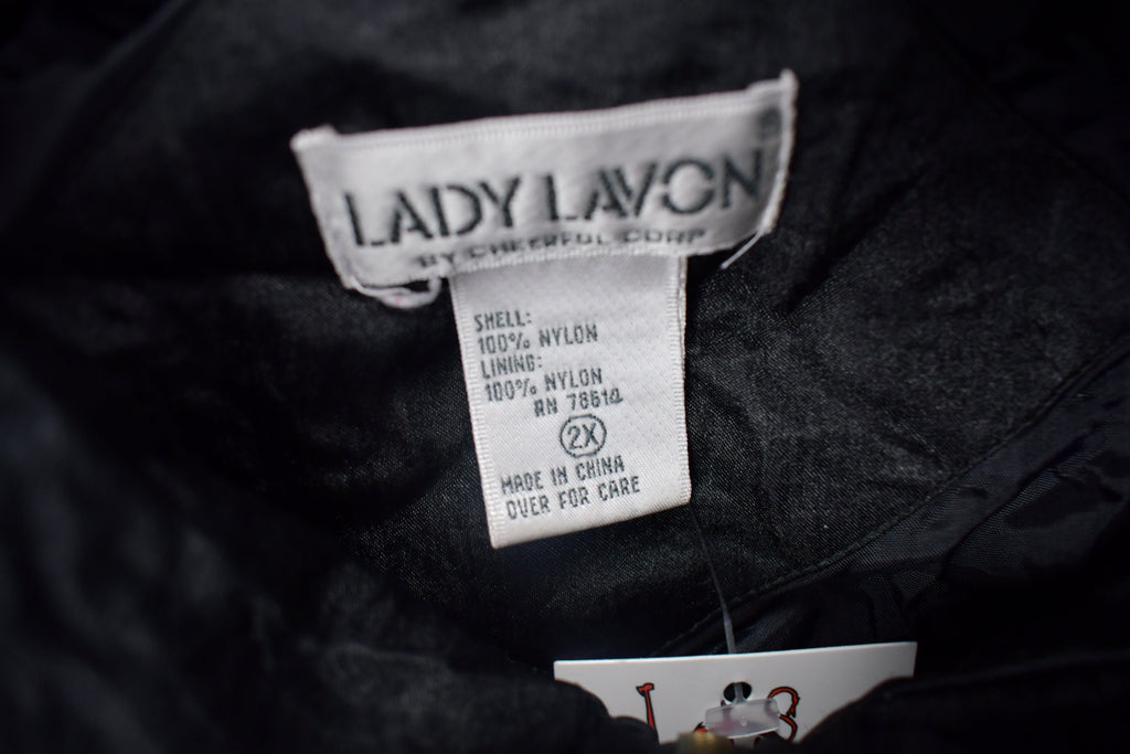 Vintage 1990s Lady Lavon Abstract Windbreaker Jacket