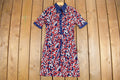Vintage 1960s Short Sleeve Shirt Dress