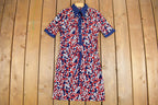 Vintage 1960s Short Sleeve Shirt Dress