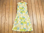 Vintage 1960s Floral Sleeveless Dress