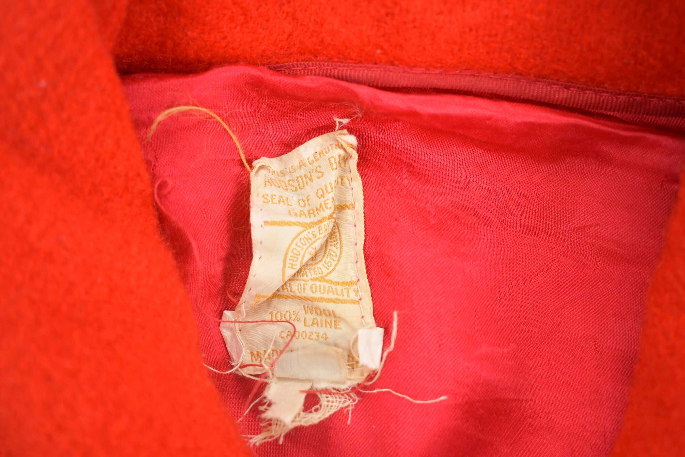 Vintage 1970s Hudson's Bay 100% Wool Jacket