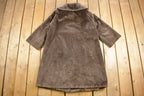 Vintage 1960s Simotta Faux Beaver Full Length Fur Coat
