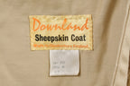 Vintage 1960s Downland Sheepskin Shearling Leather Coat
