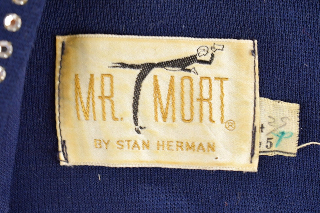 Vintage 1960s Tromp L'oeil Mr Mort Dress