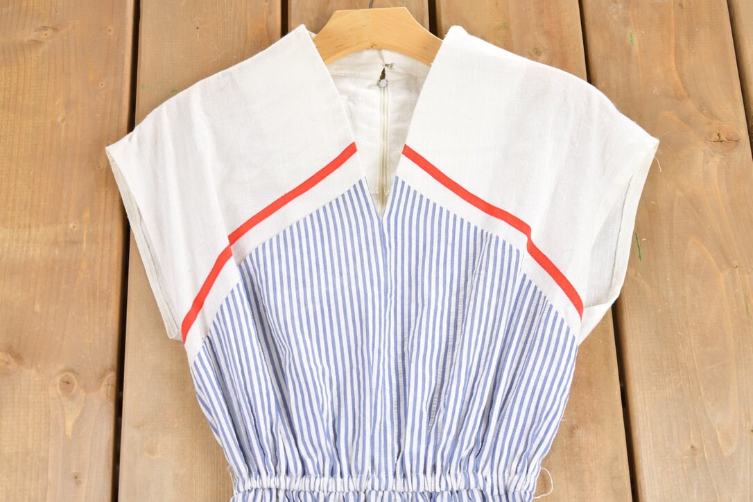 Vintage 1960s Sailor Dress