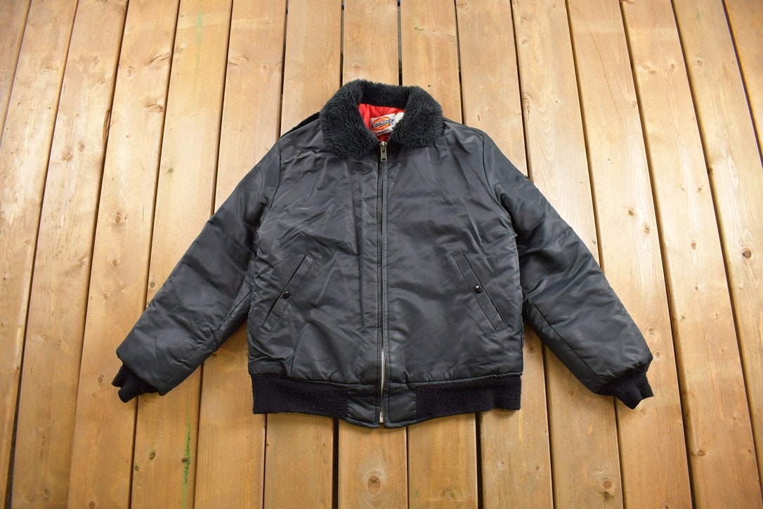 Vintage 1980s Dickies Puffer Jacket / Goose Down Fill / Vintage Bubble Jacket / Winter / Streetwear / 80s Dickies