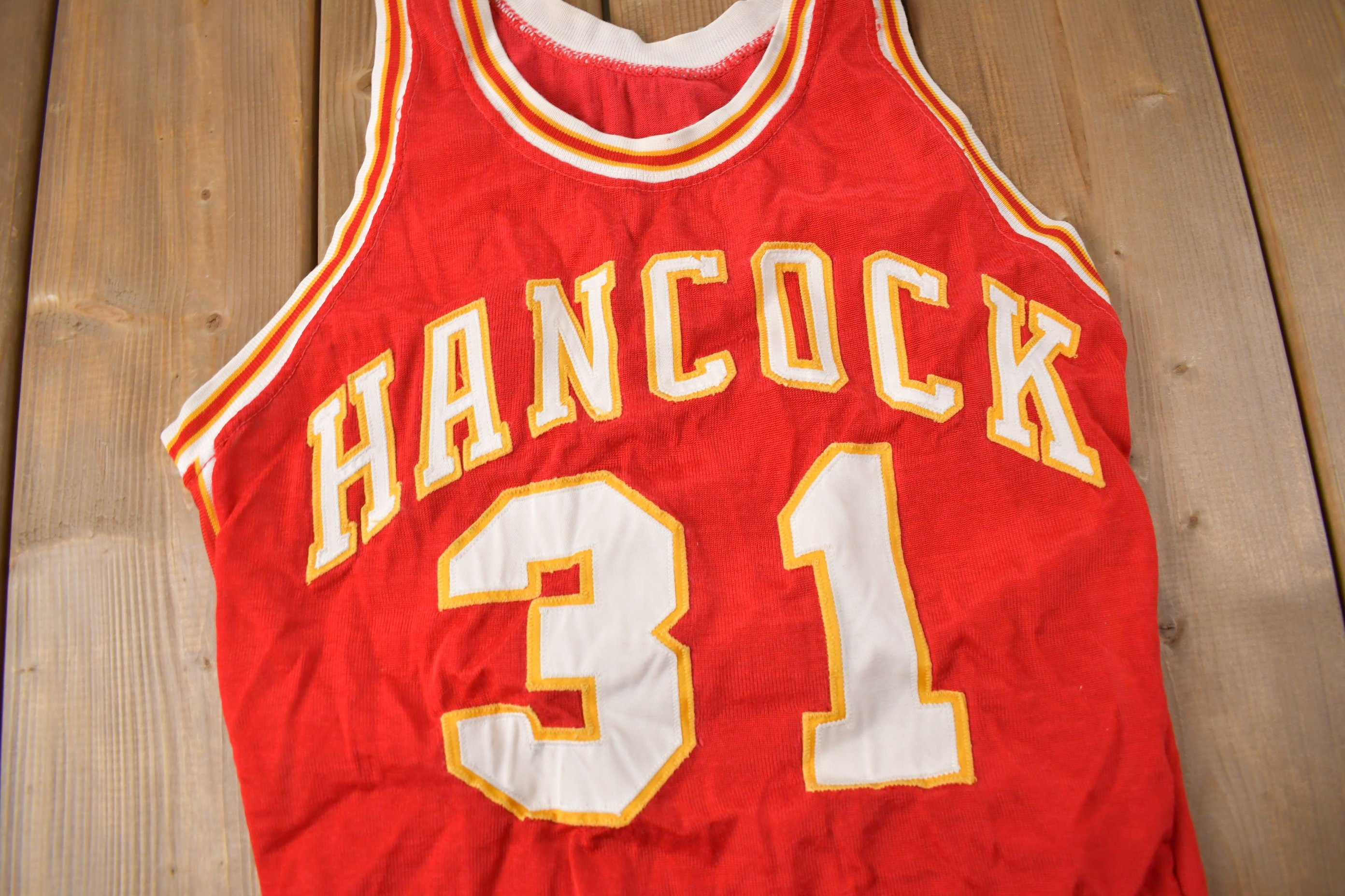Vintage 1970s Hancock #31 Basketball Jersey
