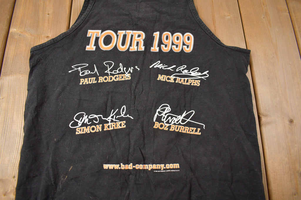 Vintage 1999 Bour Company Tour Tank Top Shirt