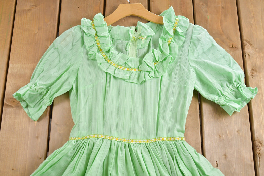 Vintage 1950s Prairie Dress