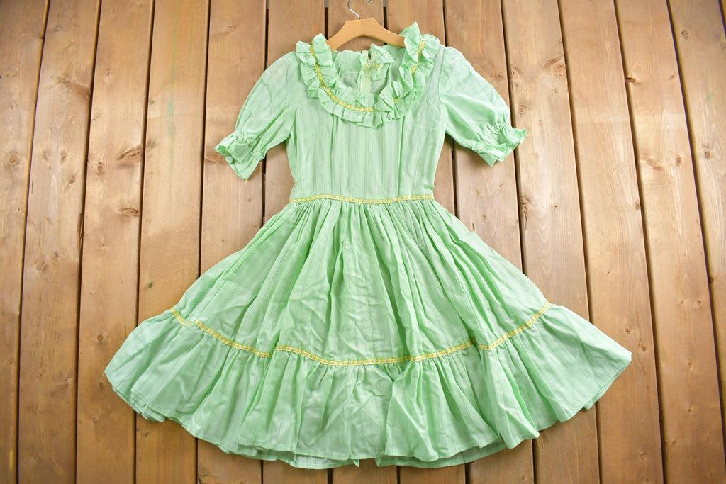 Vintage 1950s Prairie Dress