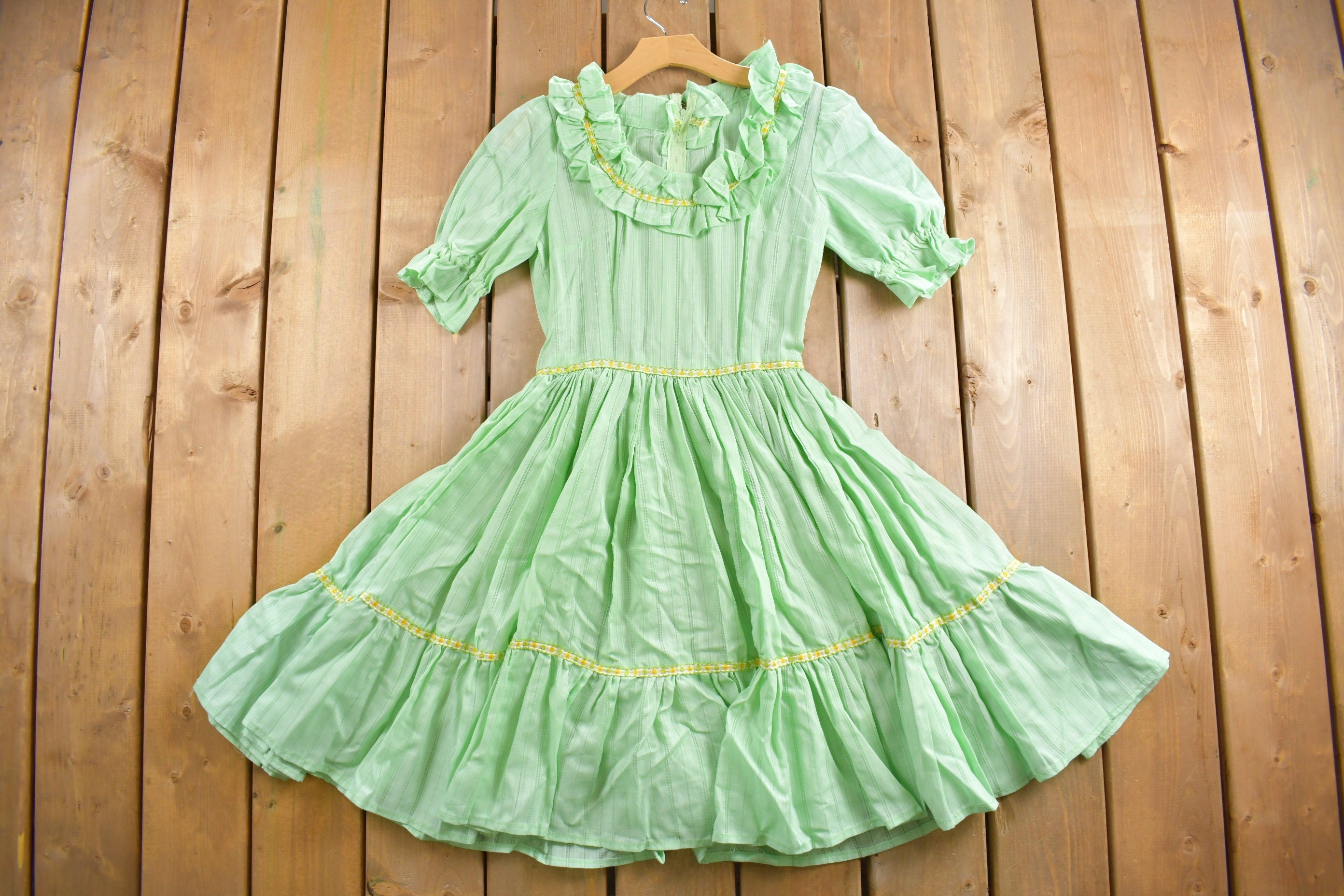 Vintage 1950s Prairie Dress