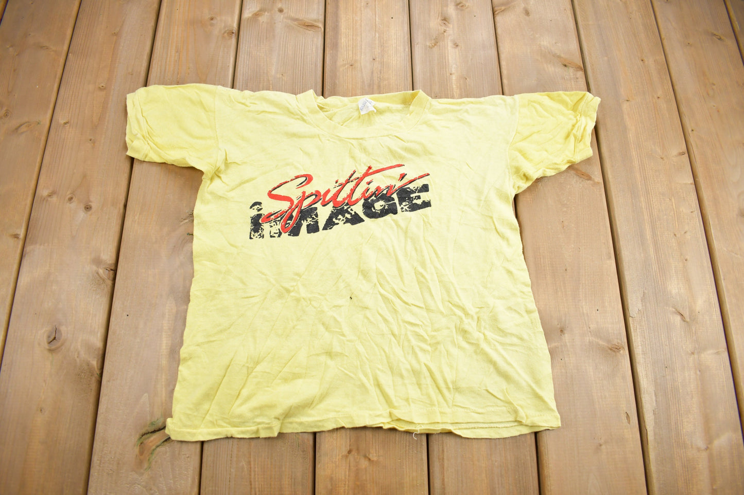 Vintage 1980s Spittin Image Graphic T Shirt / Vintage T Shirt / Streetwear / Graphic Tee / Made In USA