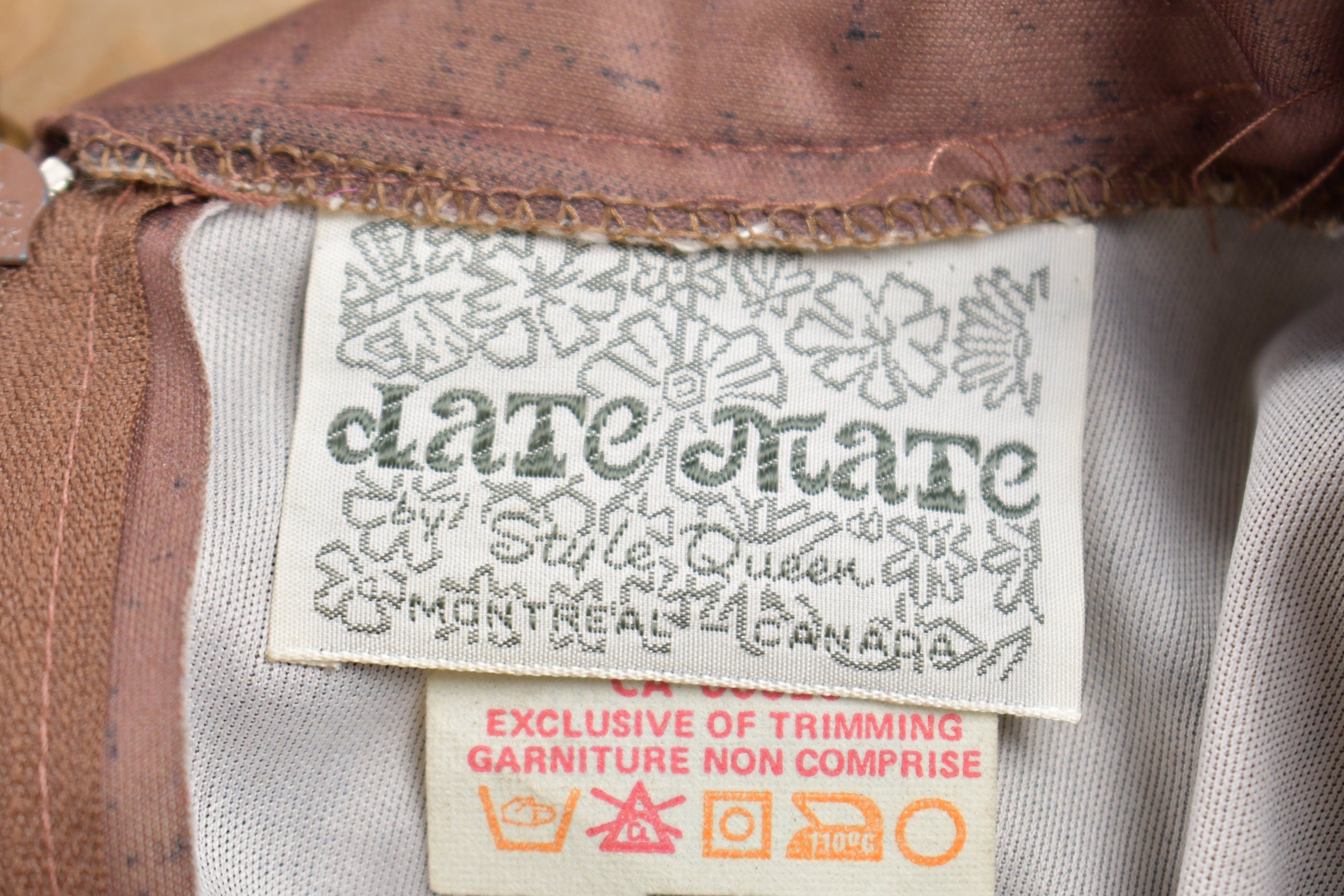 Vintage 1970s Date Mate Dress