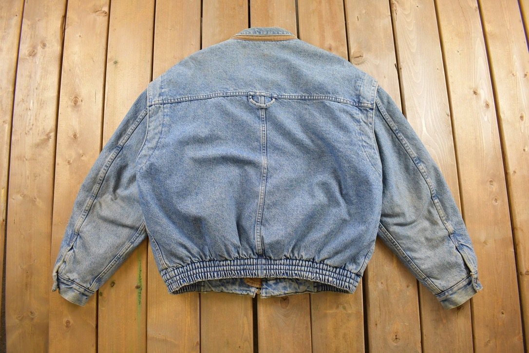 Vintage 1990s Levi's Silver Tab Sherpa Jean Jacket