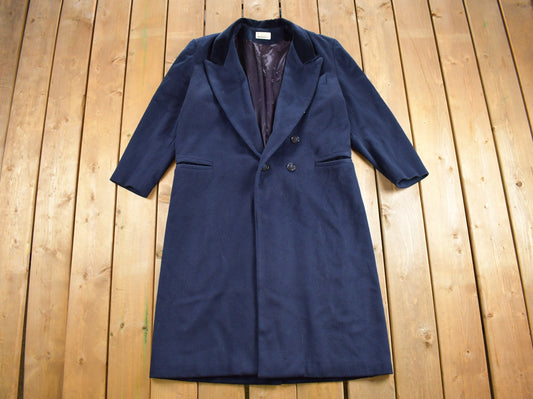 Vintage 1970s Lorovi Full Length Wool Coat / Made in USA / Winter Outerwear / True Vintage / Jacket / Formal