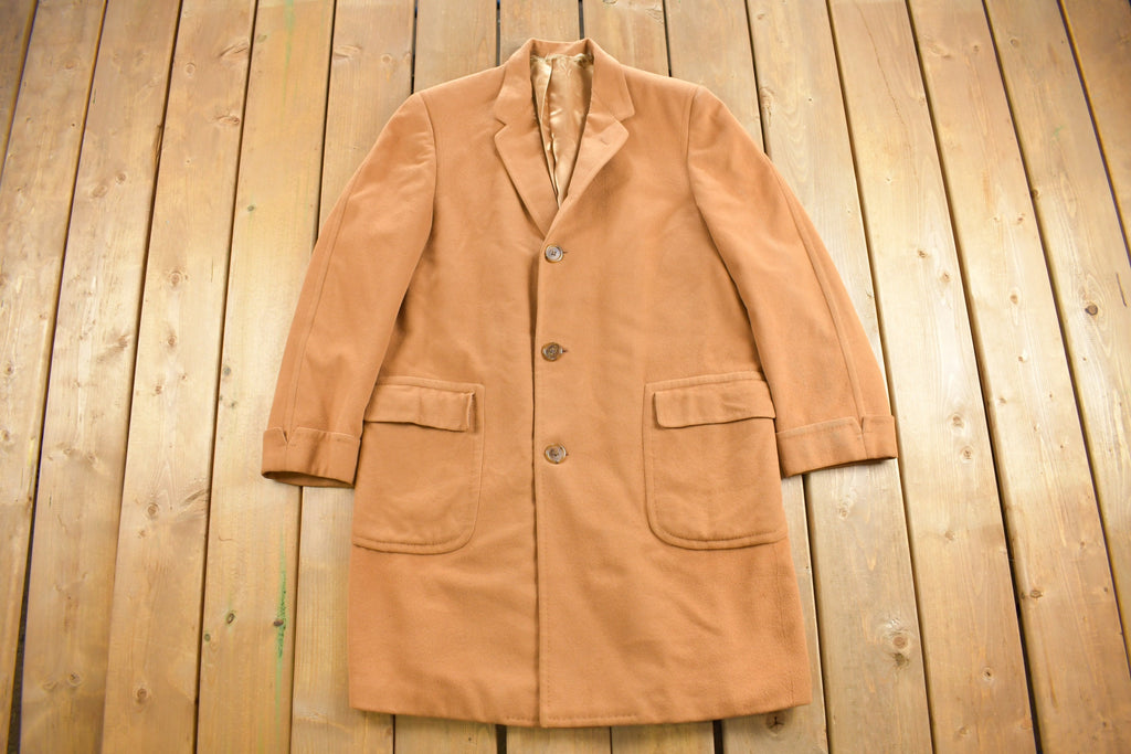 Vintage 1970s Lebow Full Length Wool Coat