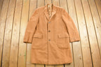 Vintage 1970s Lebow Full Length Wool Coat