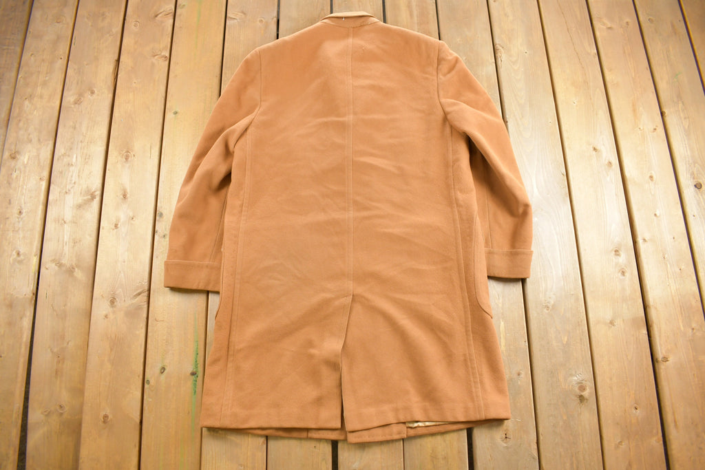 Vintage 1970s Lebow Full Length Wool Coat