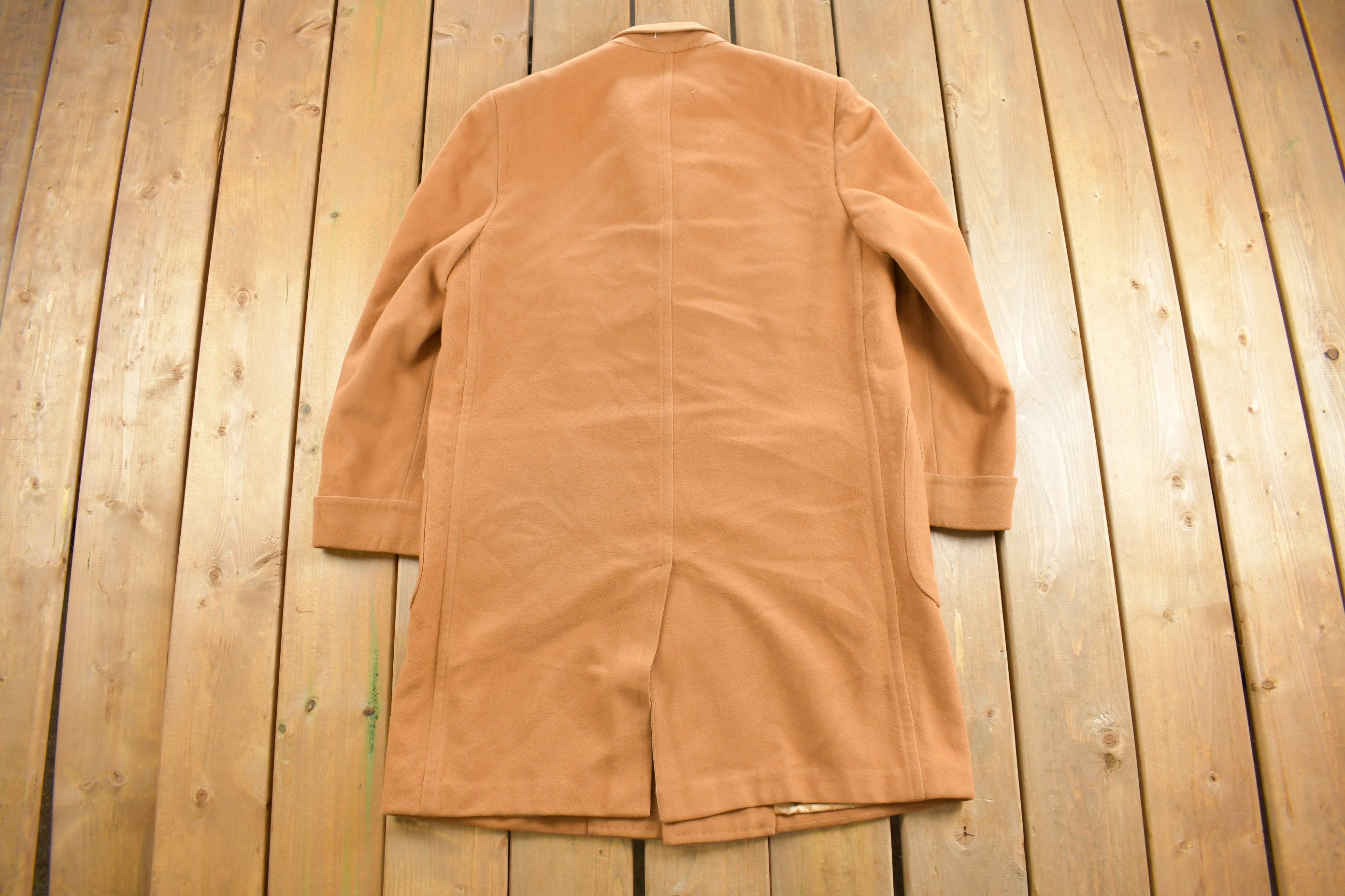 Vintage 1970s Lebow Full Length Wool Coat