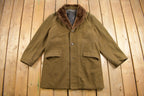 Vintage 1970s Fur Collar Wool Jacket