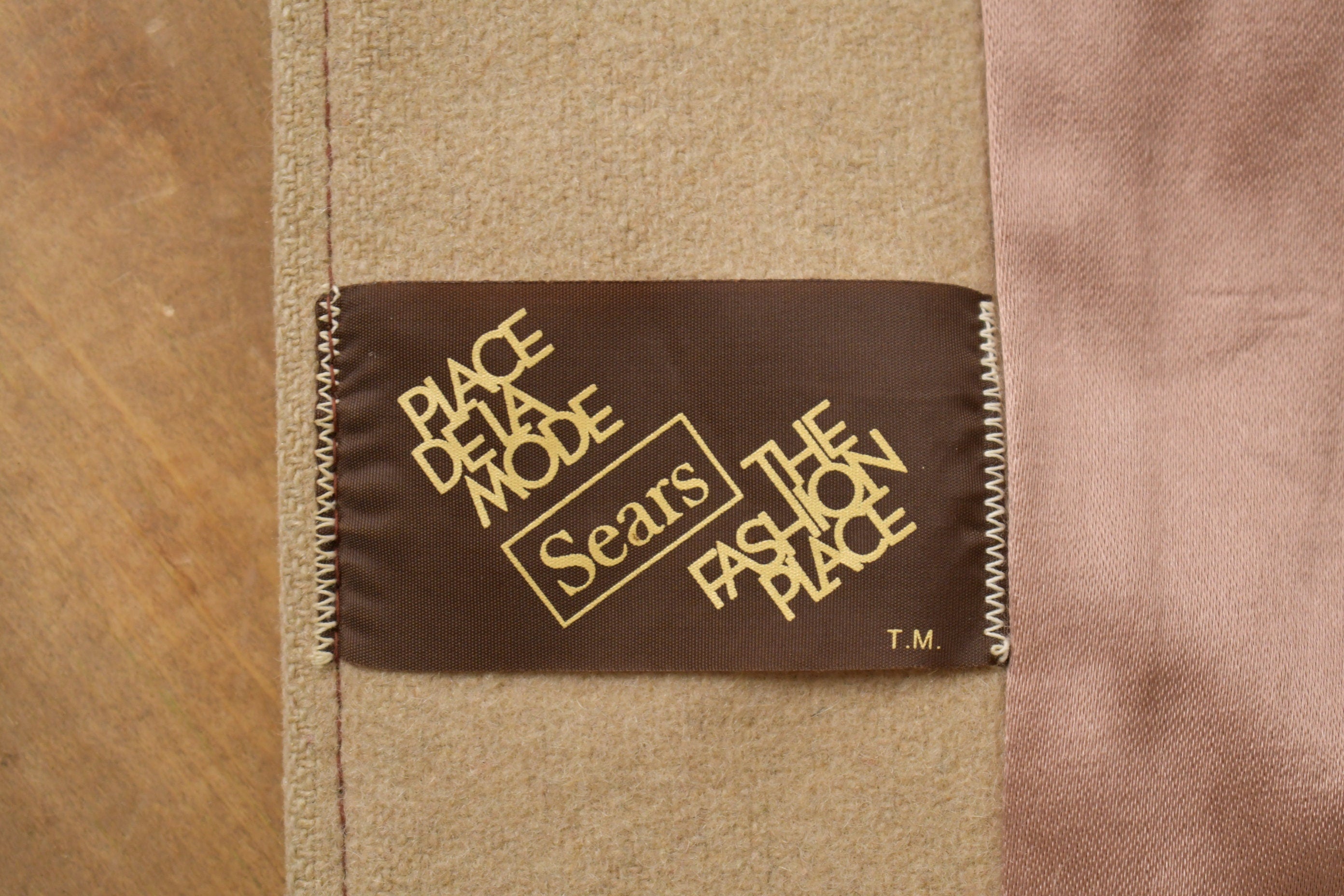 Vintage 1970s Sears Wool Over Coat