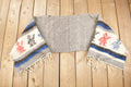Vintage 1960s Mexican Rug Knit Poncho