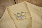 Vintage 1950s 100% Wool Collegiate Varsity Style Knit Sweater "MCH" True Vintage